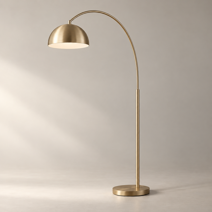 Arcus Curved Stem Floor Lamp